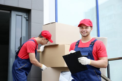 Local removals preparation and loading for a Marylebone property