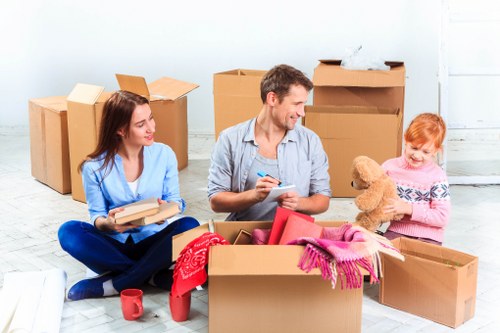 Local van service supporting a flat or office move in Marylebone