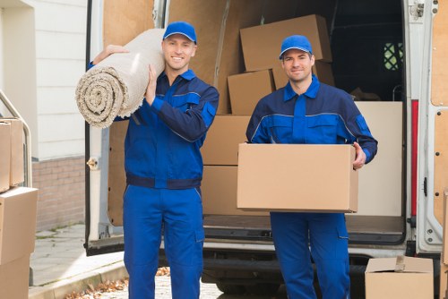 Professional man and van assistance for a central London delivery