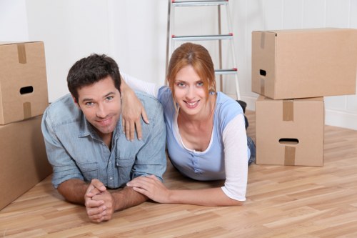 Van transport for boxes and household items in Marylebone
