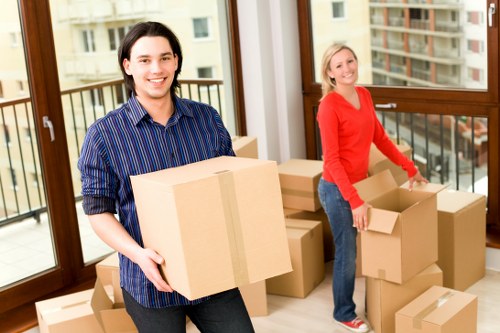 Office furniture relocation service for a Marylebone business